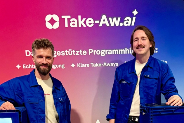 Rönke von der Heide (li.) und Michael Schieben setzen auf Künstliche Intelligenz.