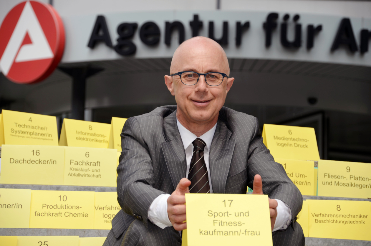 Sönke Fock, Leiter der Agentur für Arbeit Hamburg, präsentierte im November die aktuellen Ausbildungszahlen.