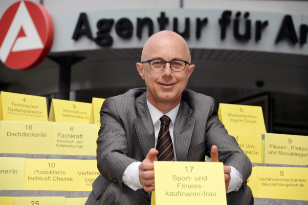 Sönke Fock, Leiter der Agentur für Arbeit Hamburg, präsentierte im November die aktuellen Ausbildungszahlen.