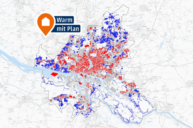 Aus welchen Energiequellen werden die Hamburger Gebäude versorgt? Und wie gut sind einzelne Gebiete für Wärmenetze, Luft- oder Erdwärmepumpen geeignet? Das zeigen die Karten im Hamburger Wärmeportal.