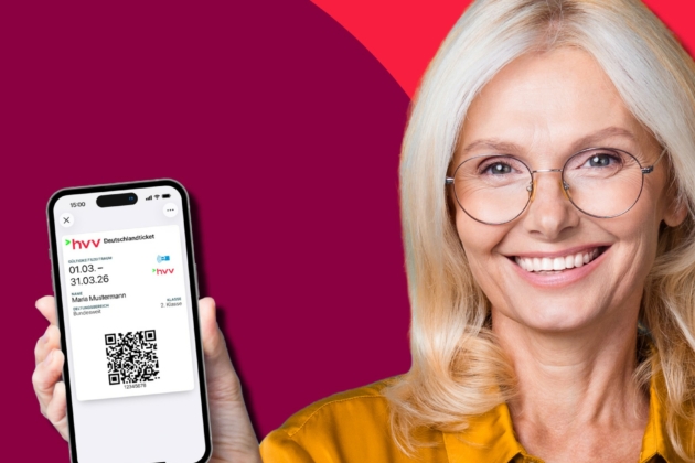 Das HVV-Jobticket ist unter anderem in Smartphone-Wallets verfügbar.