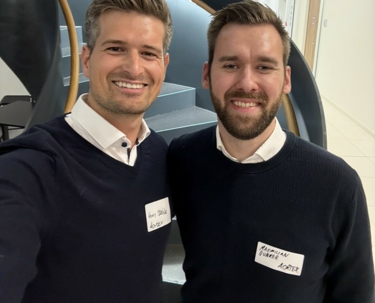Henry Stehle (li.) und Maximilian Dunker gründeten gemeinsam das Start-up Aortex.