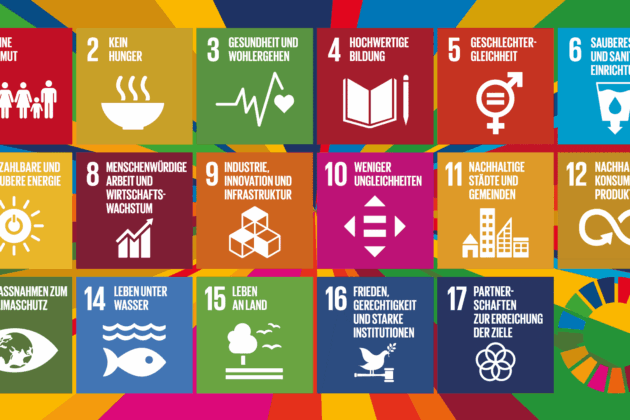 Im Jahr 2015 haben die Vereinten Nationen 17 Nachhaltigkeitsziele definiert, die bis 2030 erreicht werden sollen. Neben ökologischen Zielen stehen dabei auch soziale und wirtschaftliche Fragen im Mittelpunkt.