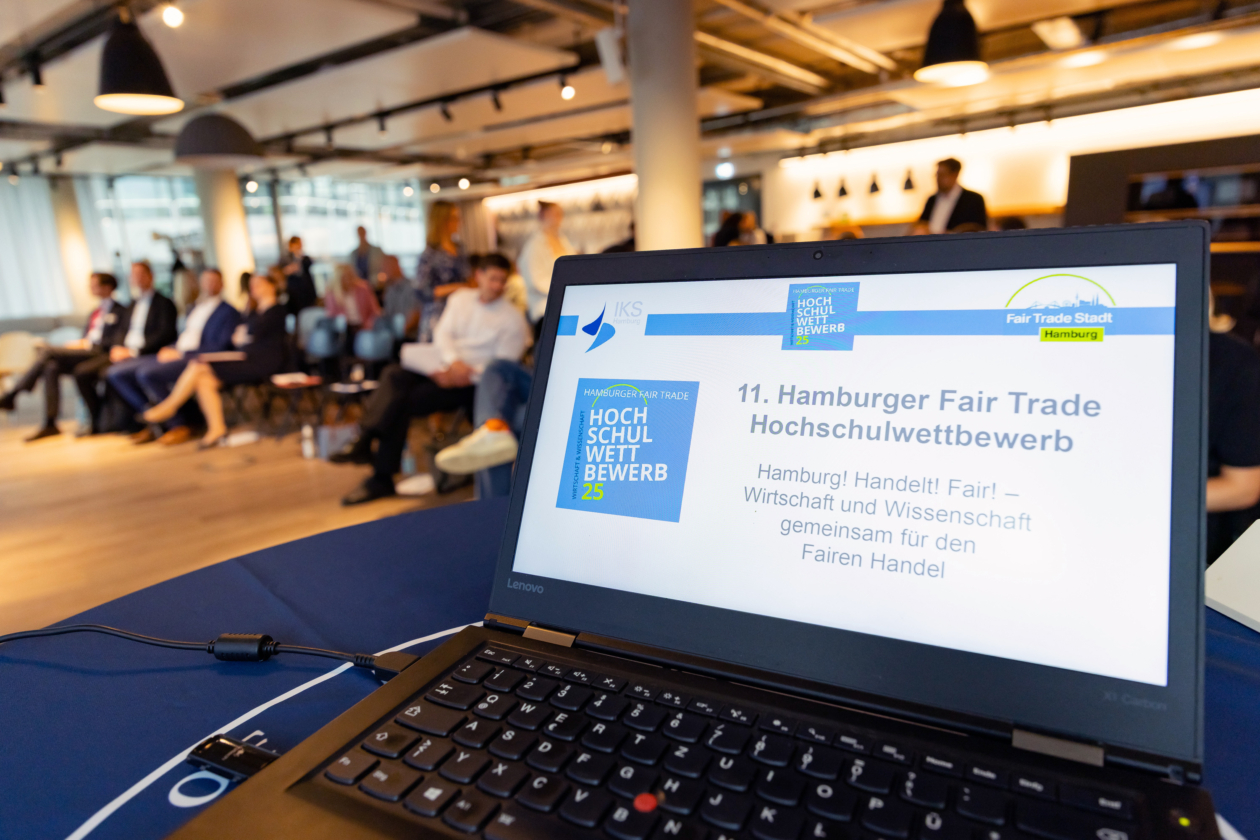 Im Hochschulwettbewerb „Hamburg! Handelt! Fair!“ entwickeln Studierende Nachhaltigkeitskonzepte für Firmen.
